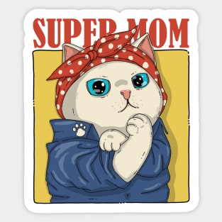 Super Mom Sticker